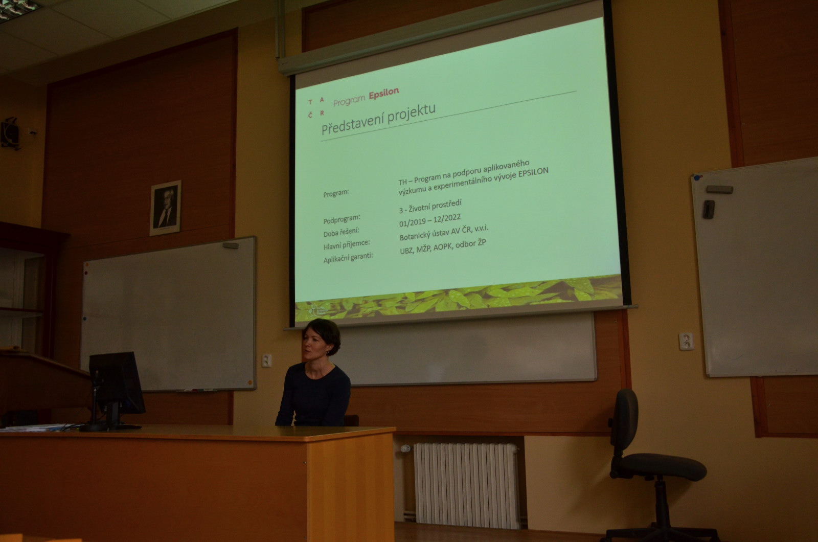 Presentation of the TAČR Epsilon project at general meeting of Union of Botanical Gardens 2019 Presentation of the TAČR Epsilon project at general meeting of Union of Botanical Gardens 2019