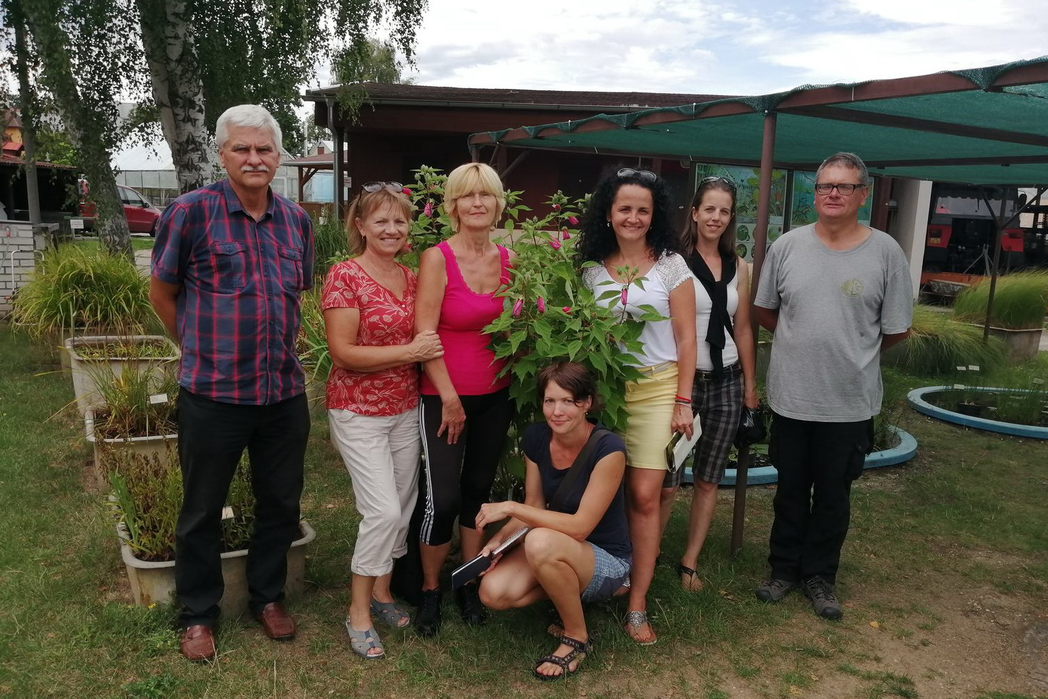 Návštěva z Botanické zahrady SPU Nitra 19.8.2019 Návštěva z Botanické zahrady SPU Nitra 19.8.2019